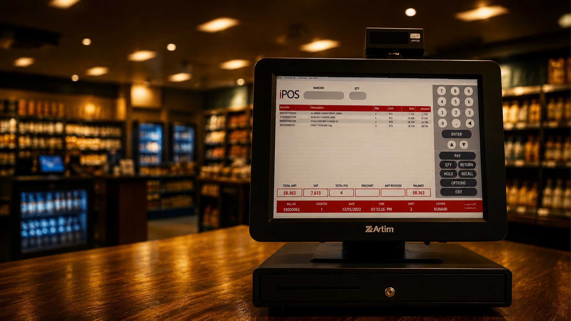 What is supermarket POS software?